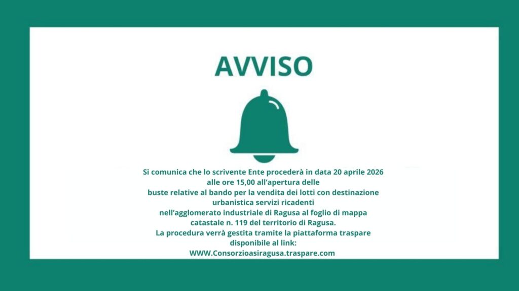 Avviso di gara